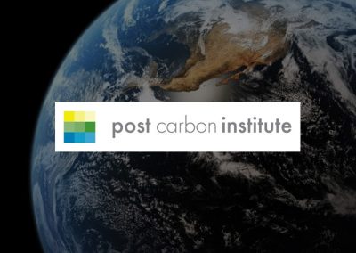 Post Carbon Institute – transitioning to a more equitable and sustainable world